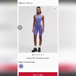 Lululemon Senseknit Running One Piece NWT